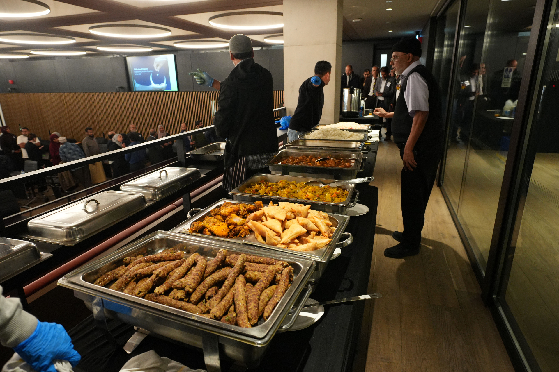 Catering and networking area
